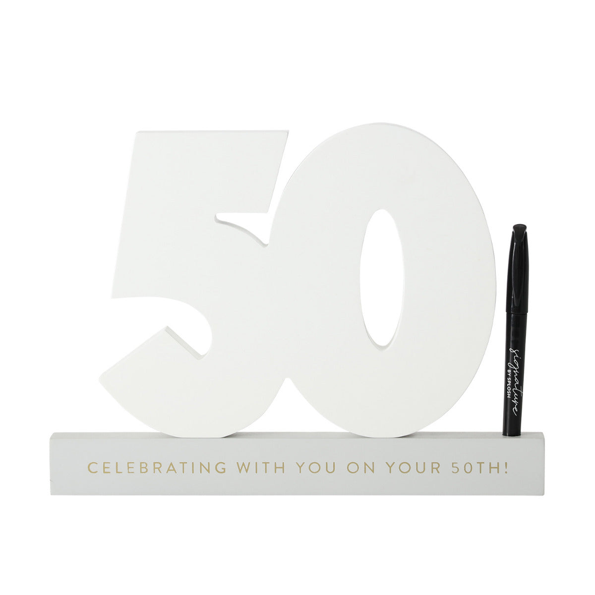 50TH BIRTHDAY SIGNATURE NUMBER