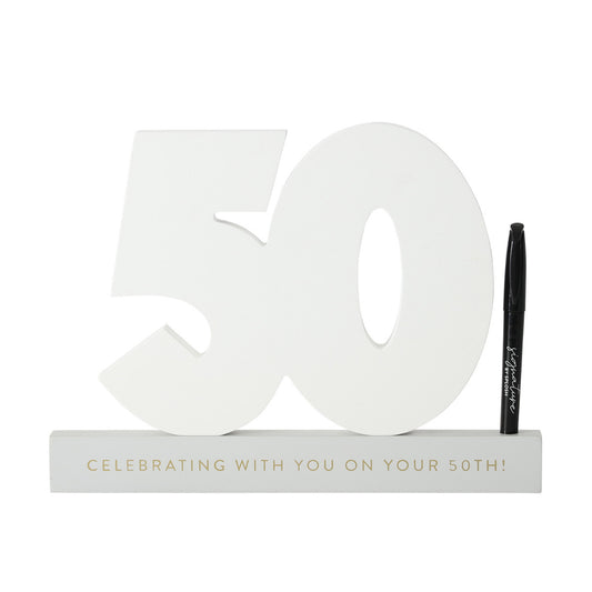 50TH BIRTHDAY SIGNATURE NUMBER