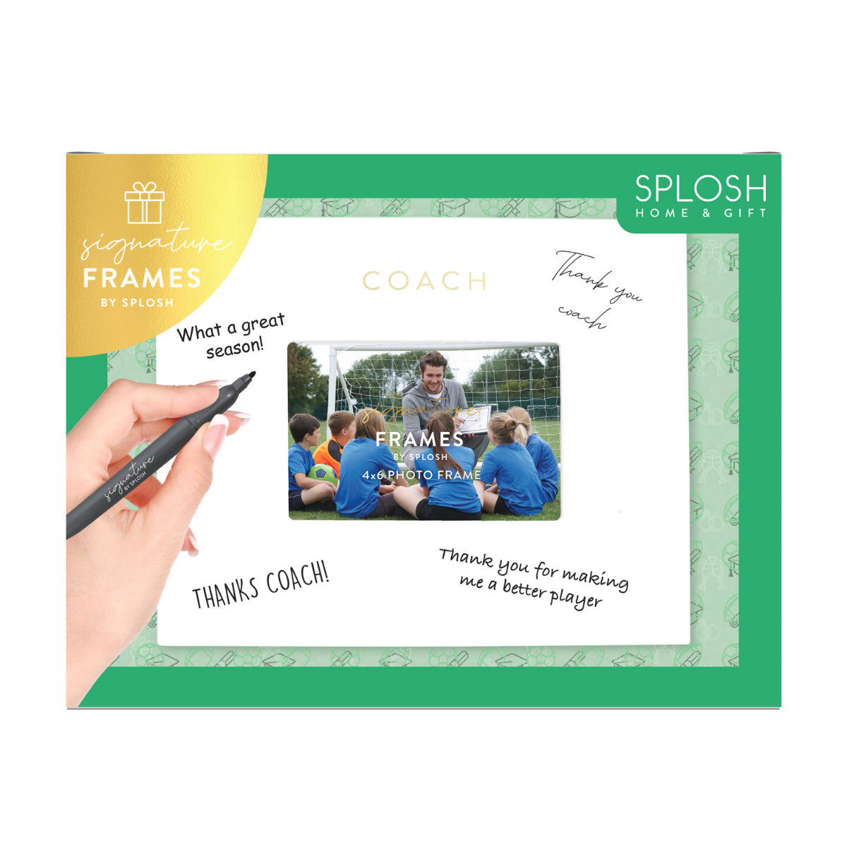 COACH SIGNATURE FRAME