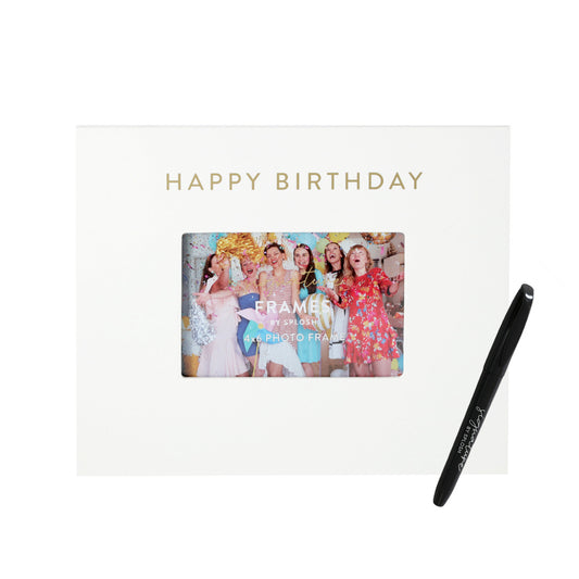 HAPPY BIRTHDAY SIGNATURE FRAME