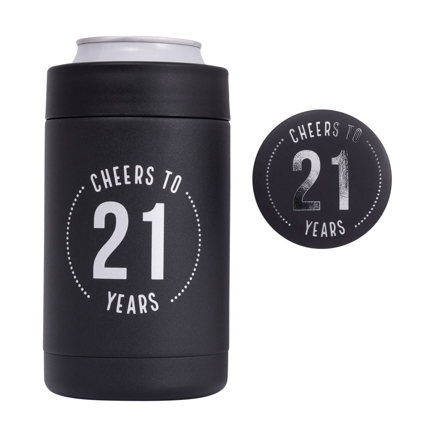 21ST INSULATED DRINK COOLER & BADGE SET