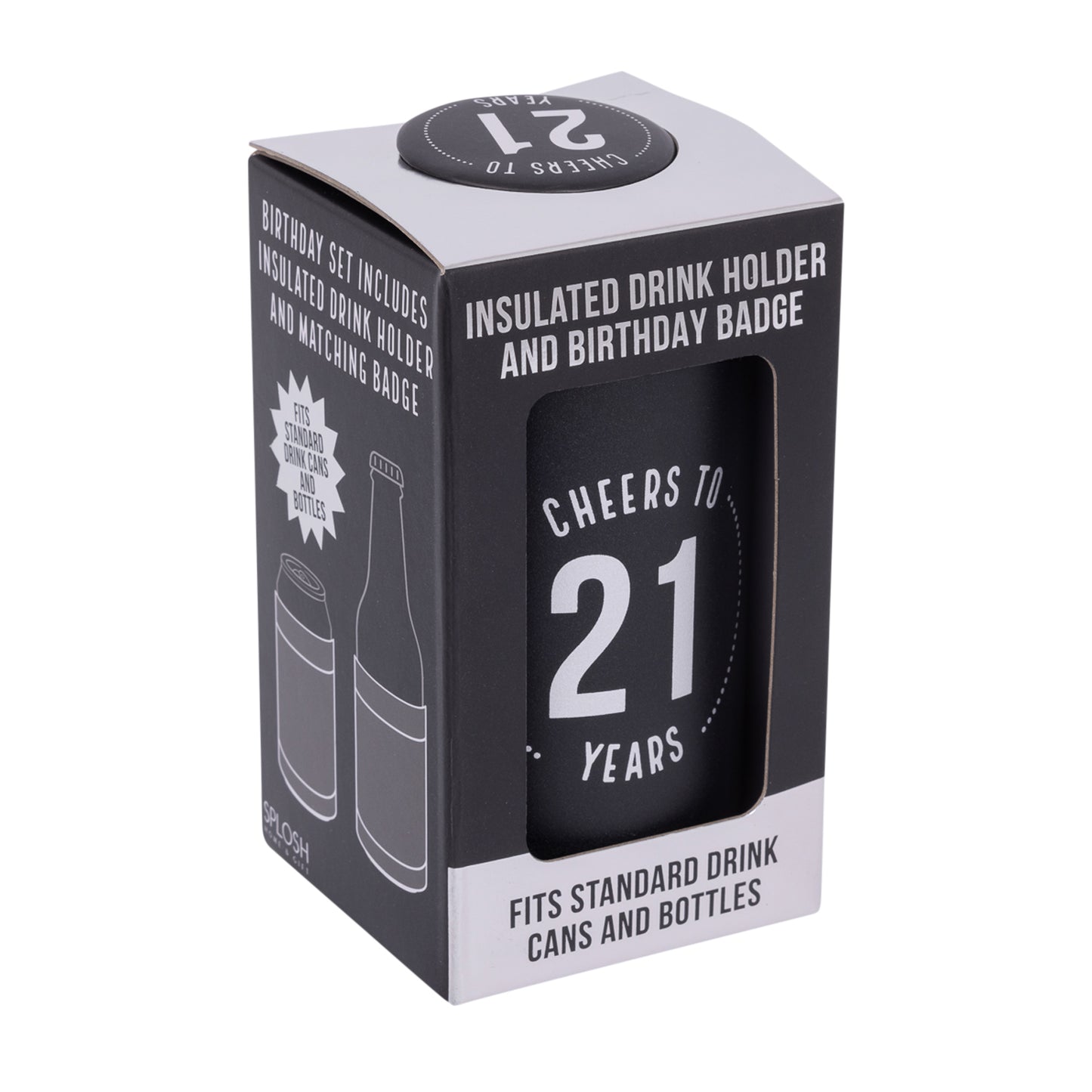 21ST INSULATED DRINK COOLER & BADGE SET