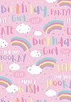 GIFT WRAP - BIRTHDAY GIRL