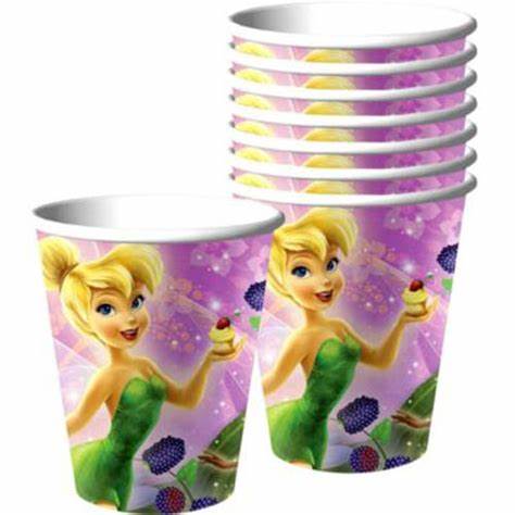 DISNEY FAIRIES TINKERBELL SWEET TREATS 266ML PAPER CUPS - PACK OF 8