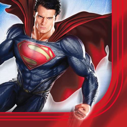 SUPERMAN LUNCH NAPKINS - PACK OF 16