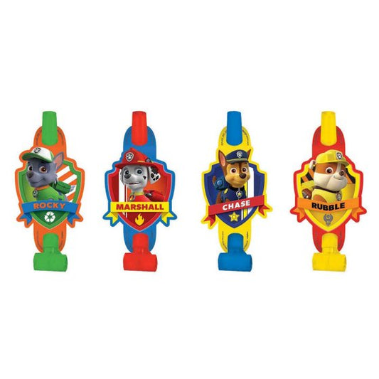 PAW PATROL PARTY BLOWOUTS - PACK OF 8