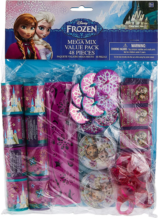 DISNEY FROZEN MEGA MIX VALUE PACK - 48 PARTY FAVORS