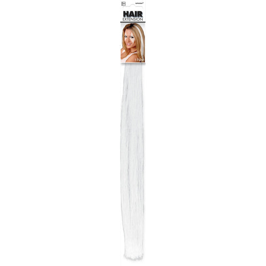 AMSCAN HAIR EXTENSIONS - WHITE