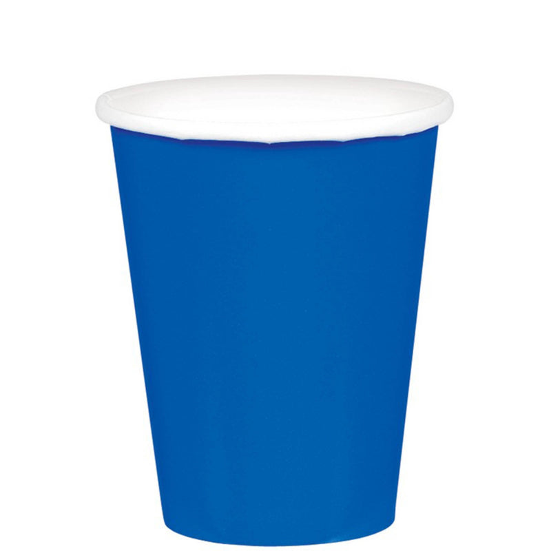 ROYAL BLUE PAPER 266ML CUPS - PACK OF 20