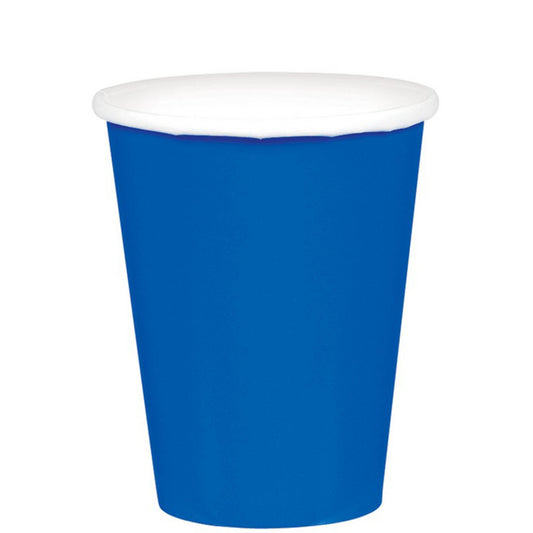 ROYAL BLUE PAPER 266ML CUPS - PACK OF 20