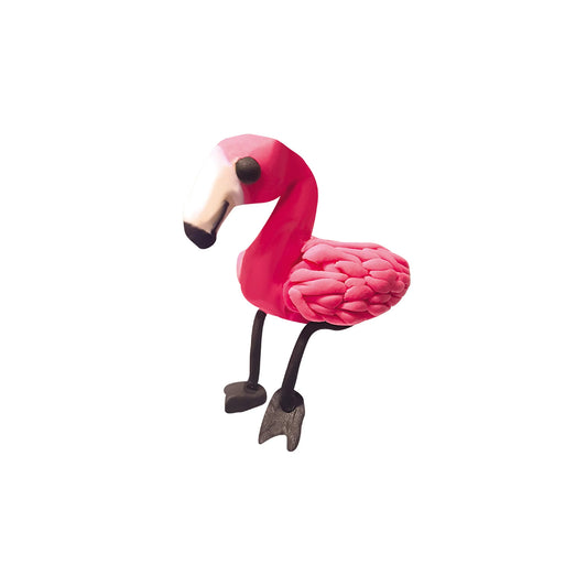LAGOON PLASTICINE MODELLING KIT - FLAMINGO