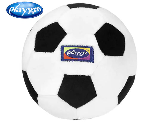 PLAYGRO - MY FIRST SOCCER BALL - BLACK AND WHITE