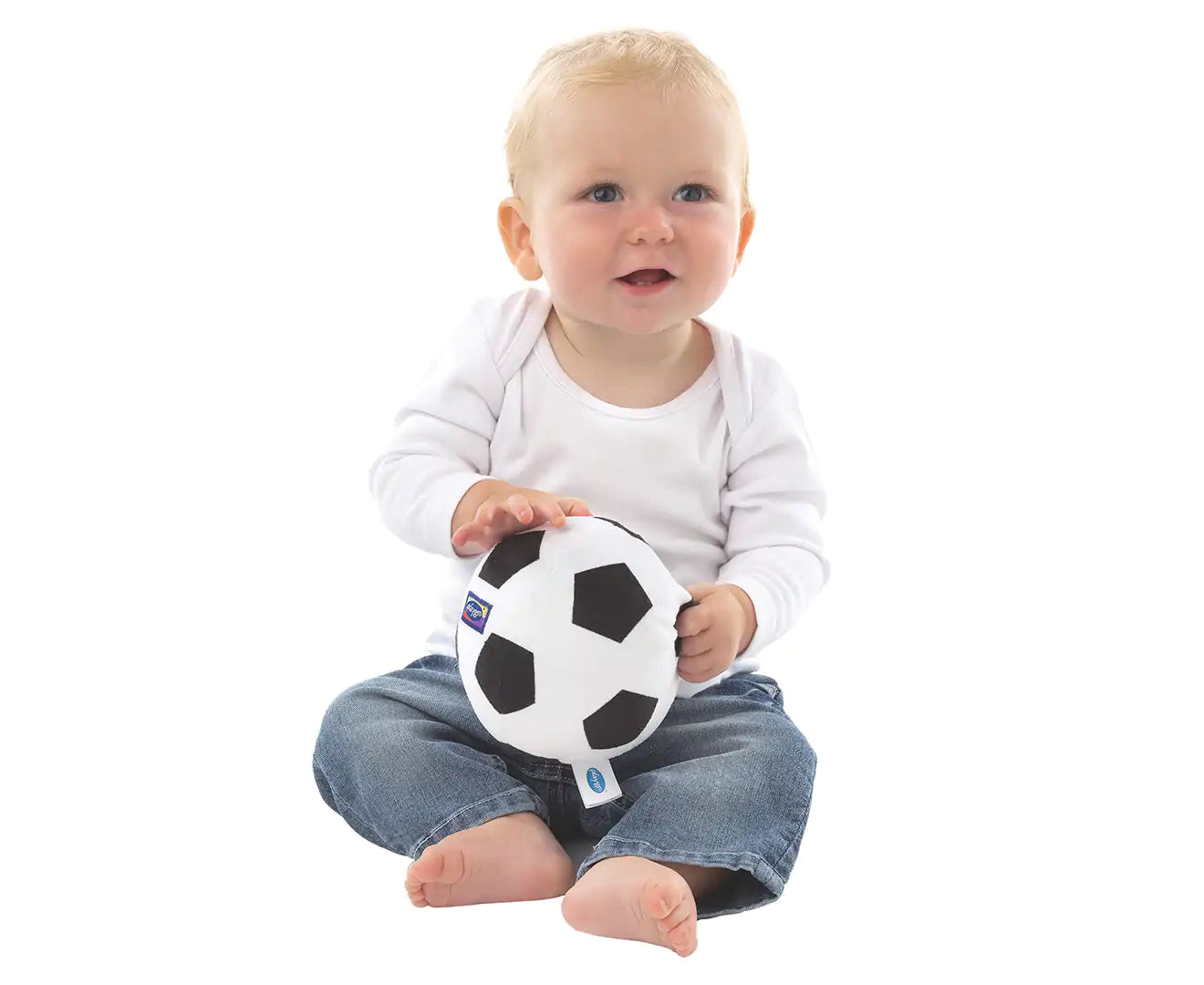 PLAYGRO - MY FIRST SOCCER BALL - BLACK AND WHITE