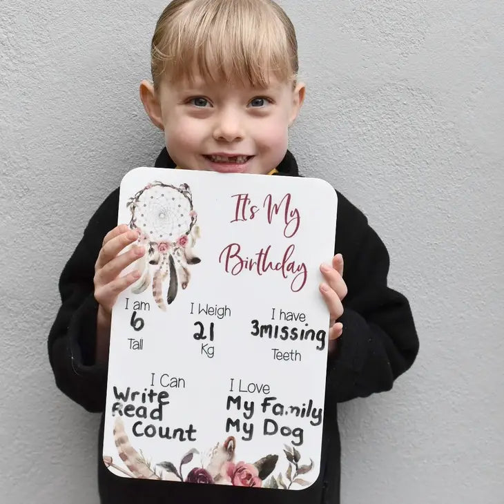 BIRTHDAY BOARD - BOHO