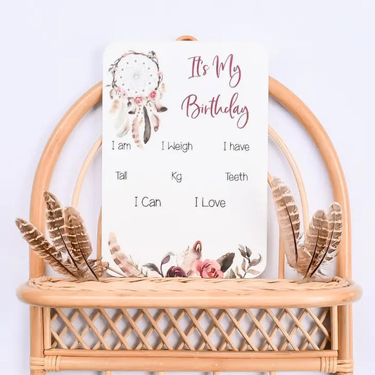 BIRTHDAY BOARD - BOHO